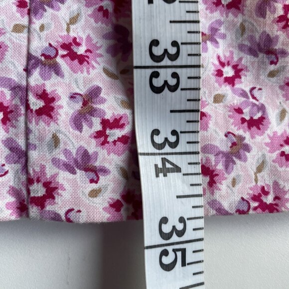 Vintage Victoria Holley Sleeveless Sheath Dress Size 8P Pink Floral Cottagecore - Picture 10 of 10